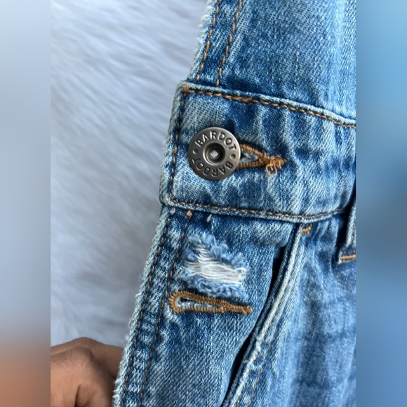 Bardot Denim Rugged Dungaree Jumpsuit - Picture 7 of 10